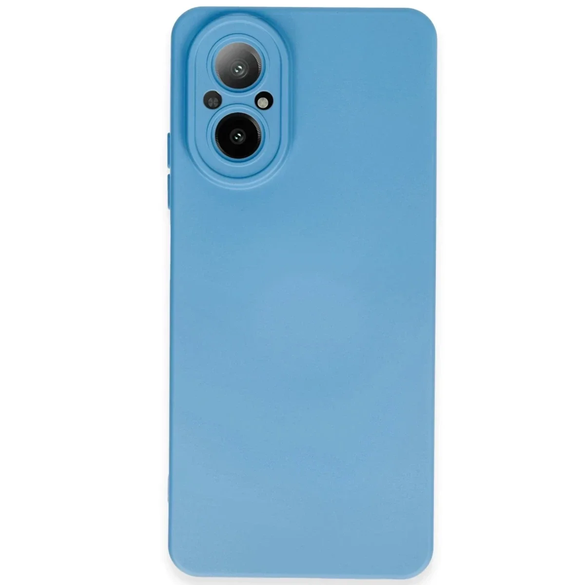 Realme 12 Lite Kılıf Nano içi Kadife Silikon - Mavi