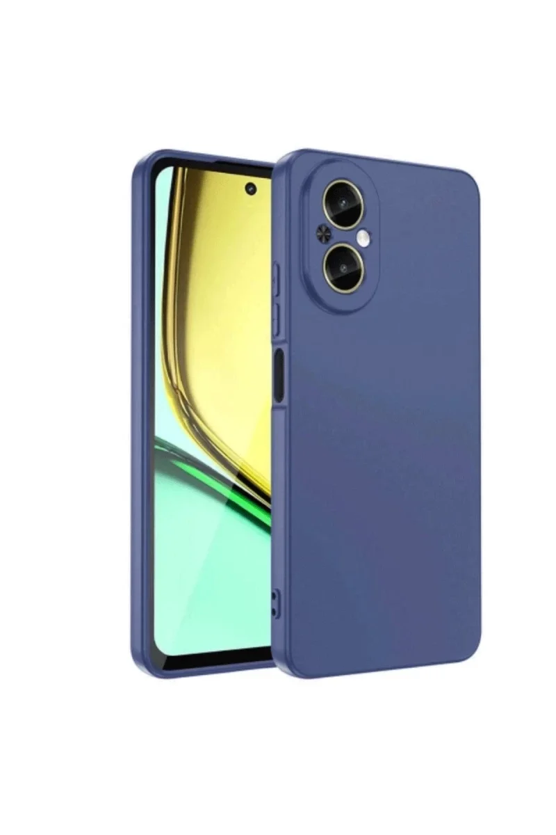 Realme 12 Lite Kılıf First Silikon - Lacivert Realme 12 Lite Kılıf First Silikon - Lacivert