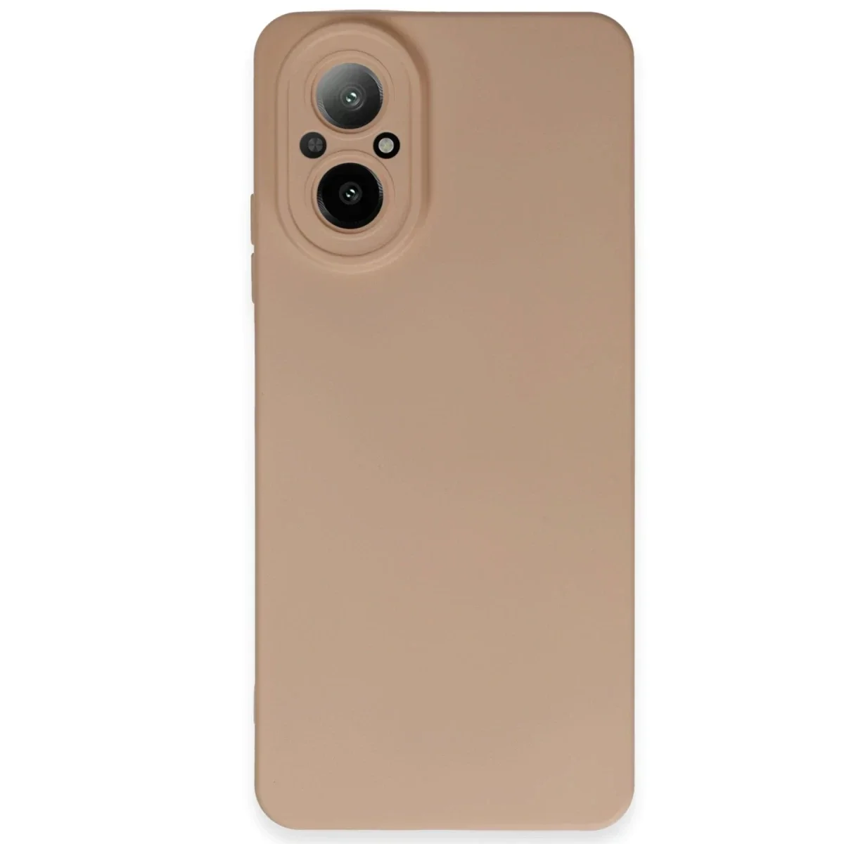 Realme 12 Lite Kılıf Nano içi Kadife Silikon - Pudra