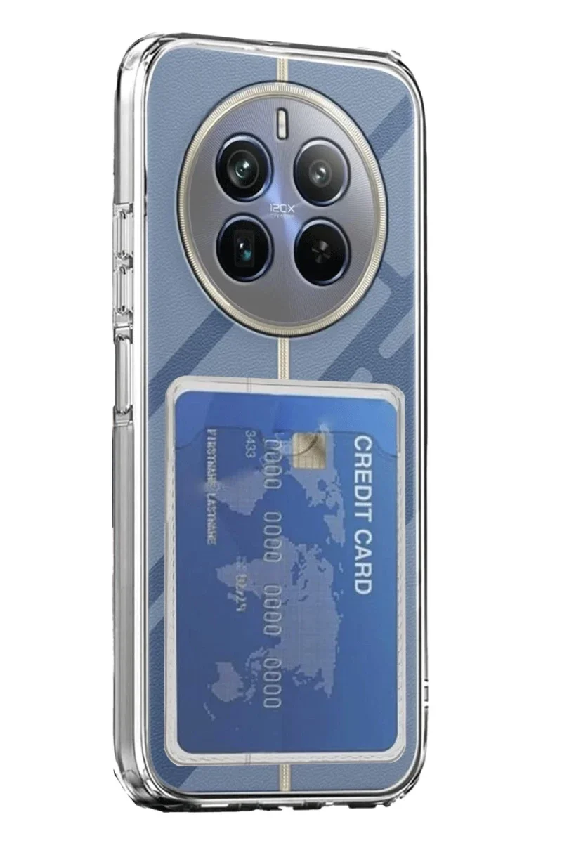 Realme 12 Pro Kılıf Kart Şeffaf Silikon - Şeffaf Fiyatı, Yorumları ve Özellikleri