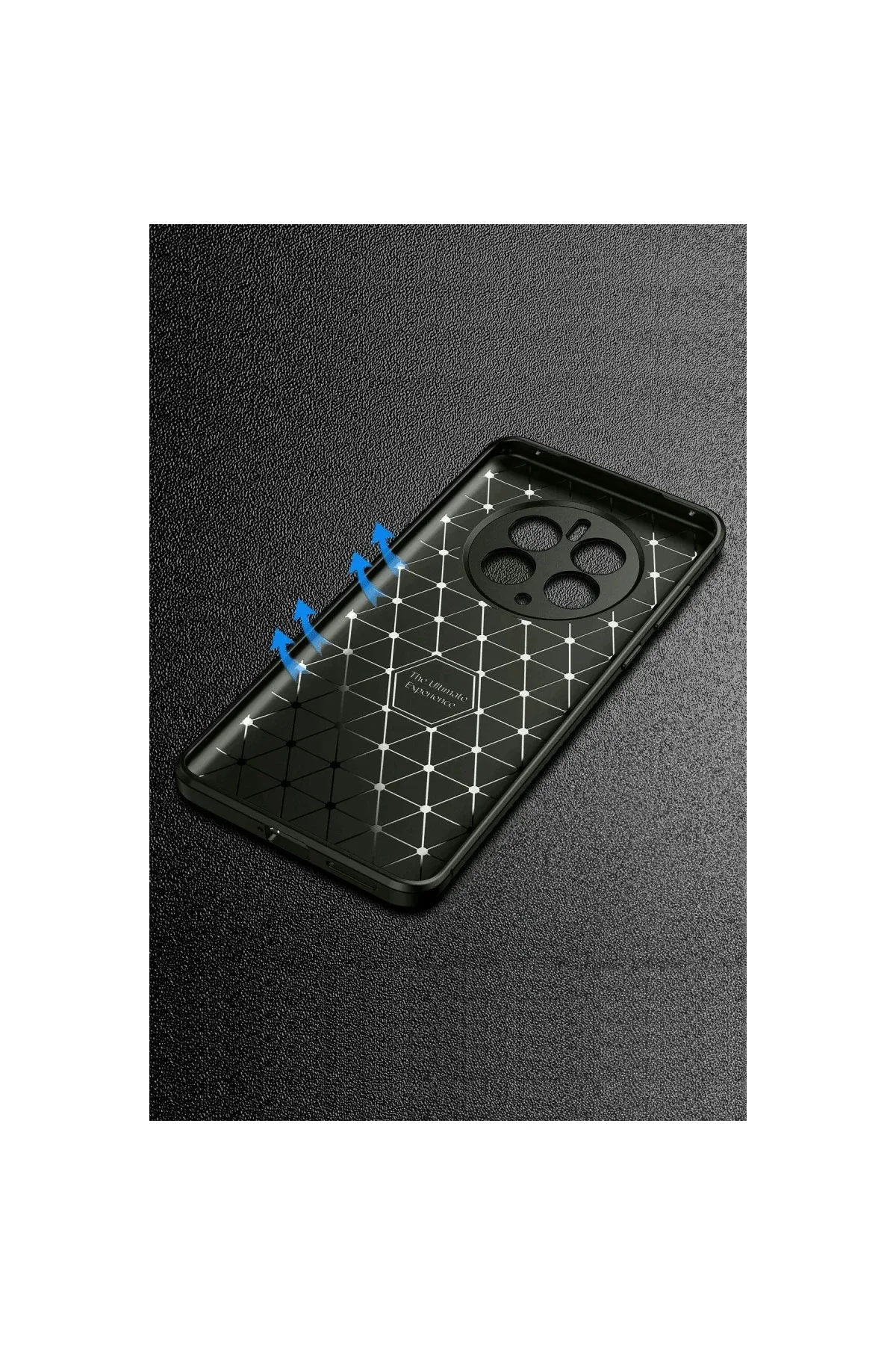 Realme 12 Pro Plus Kılıf Auto Focus Karbon Kapak - Siyah Realme 12 Pro Plus Kılıf Auto Focus Karbon Kapak - Siyah