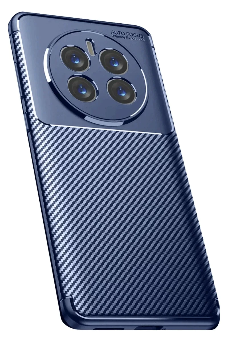 Realme 12 Pro Plus Kılıf Auto Focus Karbon Kapak - Lacivert Realme 12 Pro Plus Kılıf Auto Focus Karbon Kapak - Lacivert
