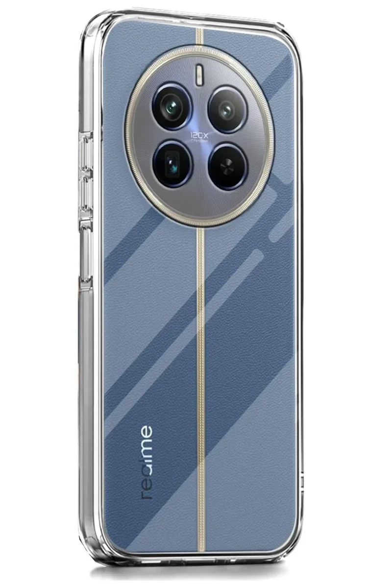 Realme 12 Pro Plus Kılıf Lüx Şeffaf Silikon