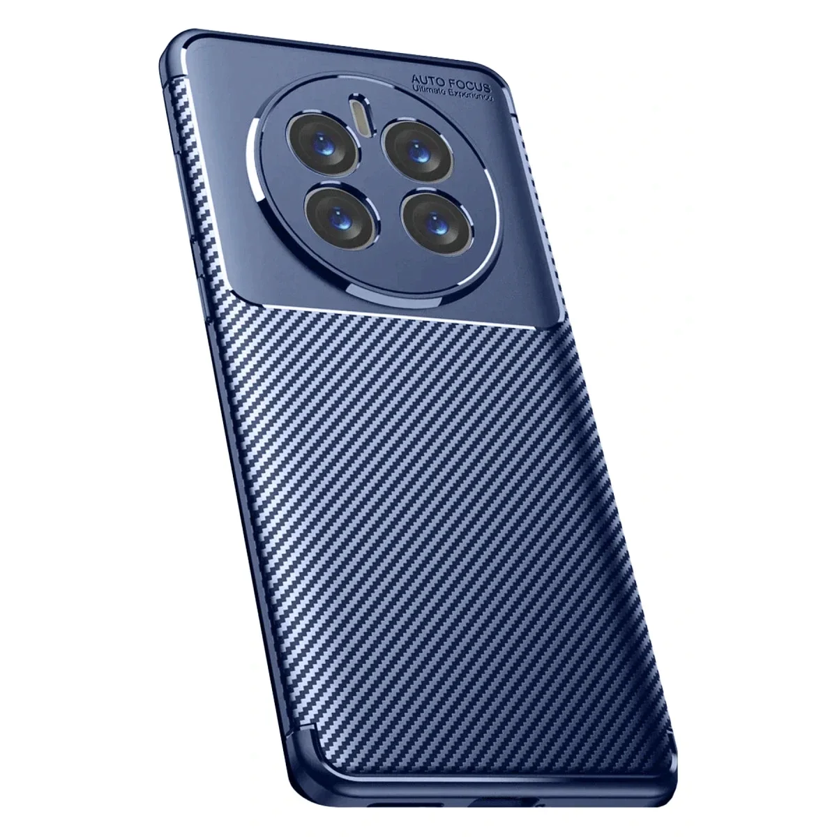 Realme 12 Pro Plus Kılıf Auto Focus Karbon Kapak - Lacivert Realme 12 Pro Plus Kılıf Auto Focus Karbon Kapak - Lacivert