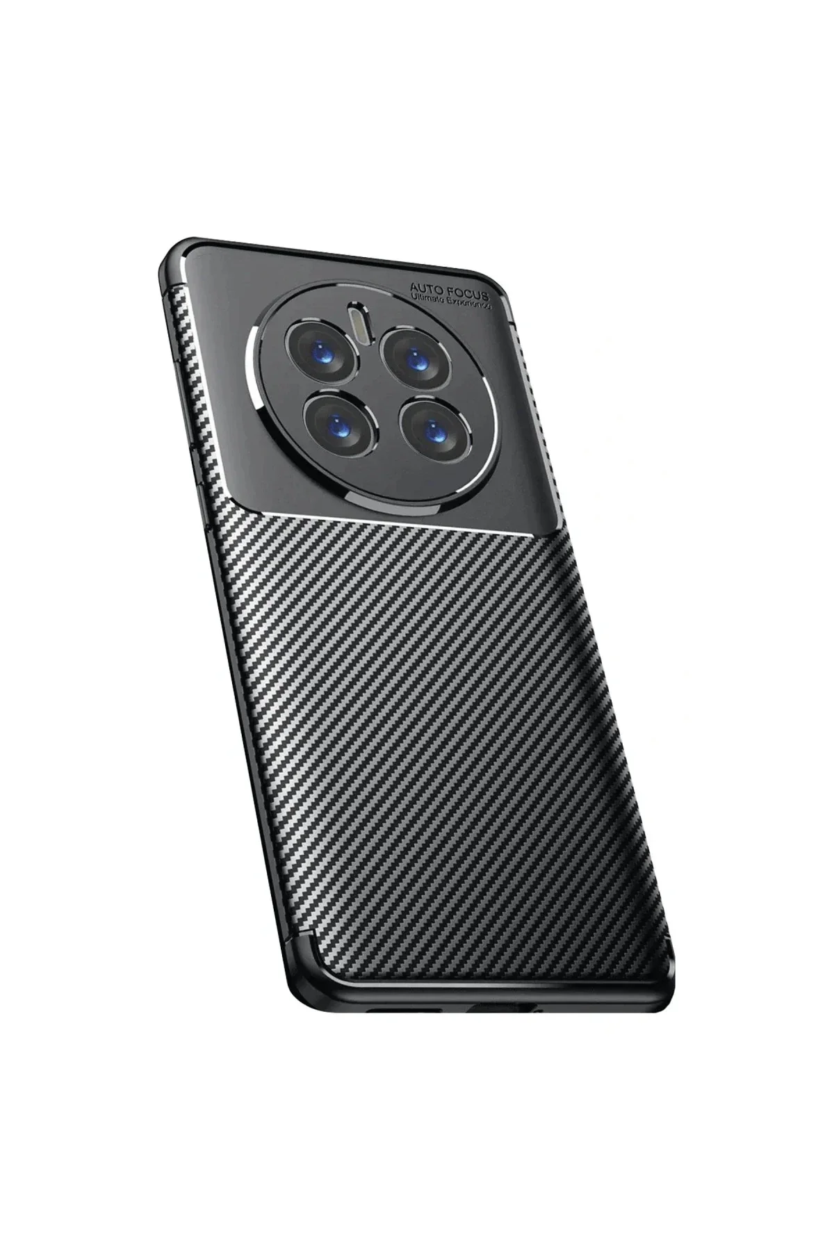 Realme 12 Pro Plus Kılıf Auto Focus Karbon Kapak - Siyah Realme 12 Pro Plus Kılıf Auto Focus Karbon Kapak - Siyah