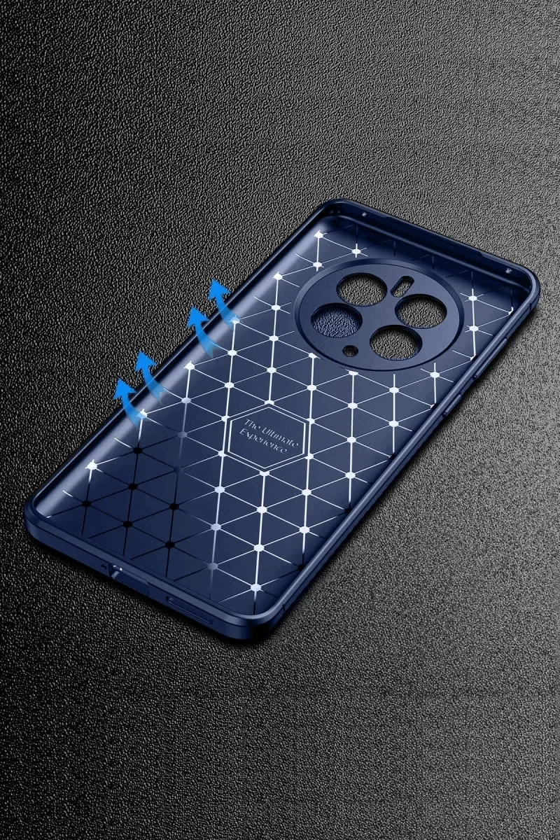 Realme 12 Pro Plus Kılıf Auto Focus Karbon Kapak - Lacivert Realme 12 Pro Plus Kılıf Auto Focus Karbon Kapak - Lacivert
