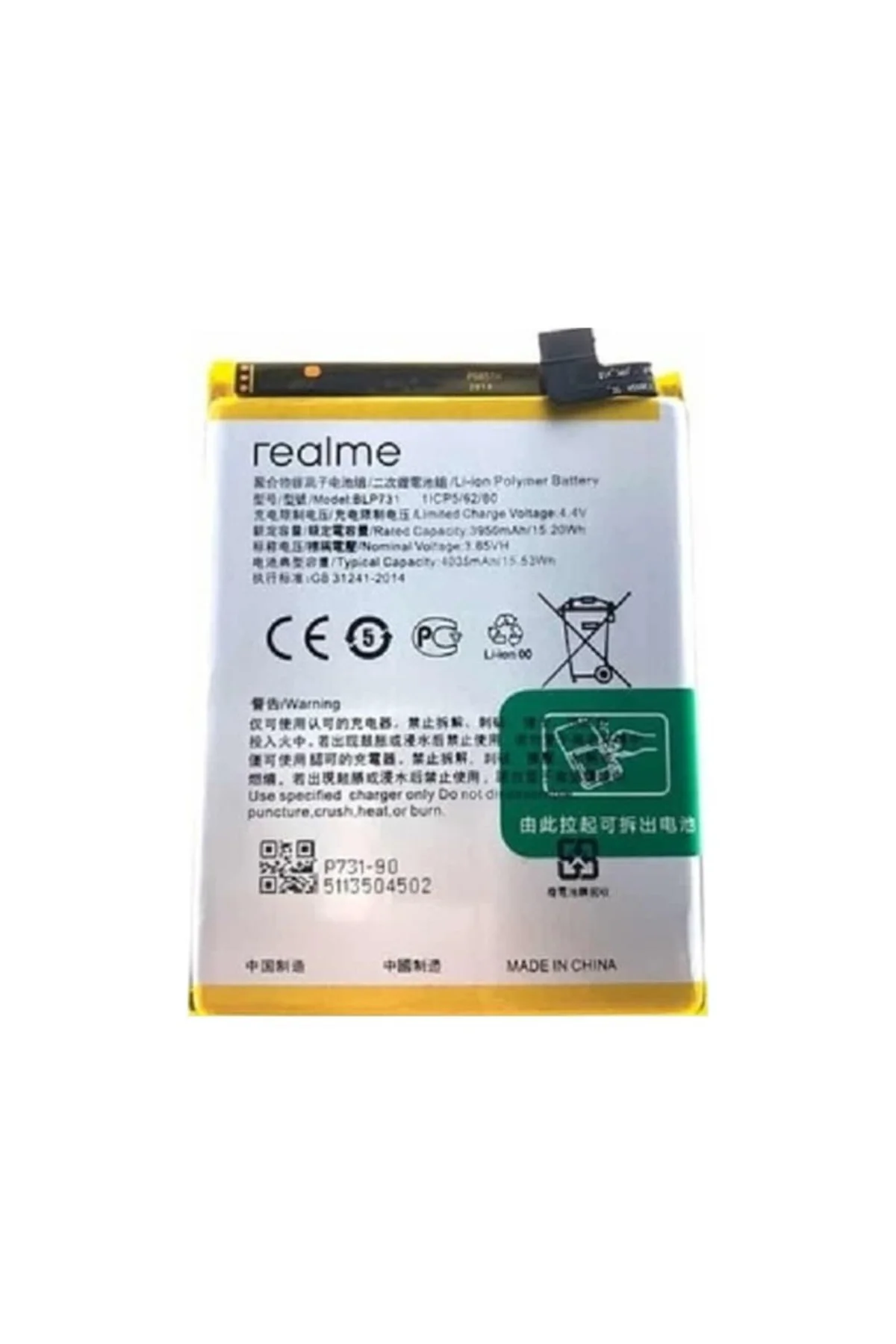 Realme 6 / 6i Pil Batarya Blp731