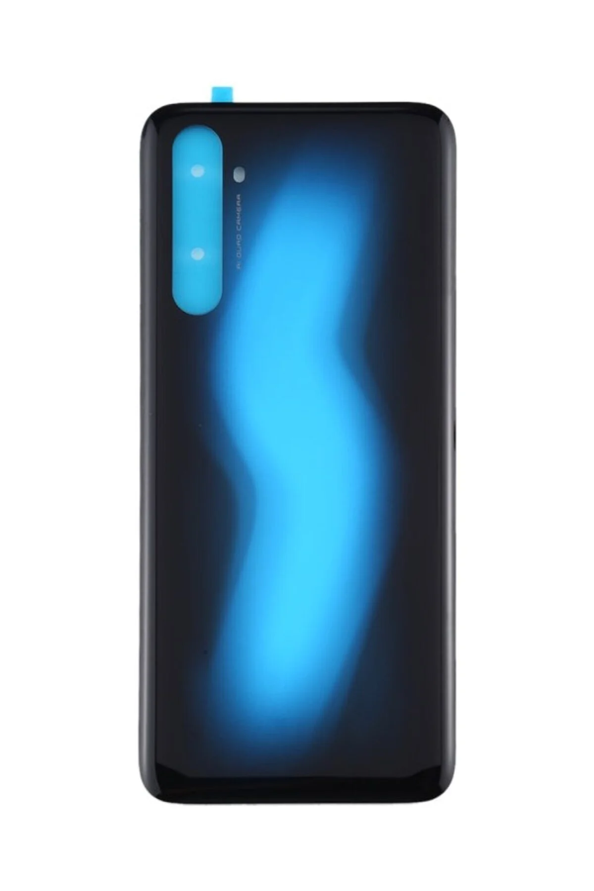Realme 6 Pro Uyumlu Arka Pil Batarya Kapağı Cam RMX2061 RMX2063 Mavi