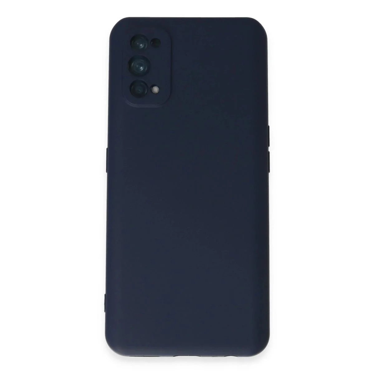 Realme 7 Pro ile Uyumlu Nano İçi Kadife Silikon Kılıf - Lacivert | Yerli Üretim Fiyatı, Yorumları ve Özellikleri