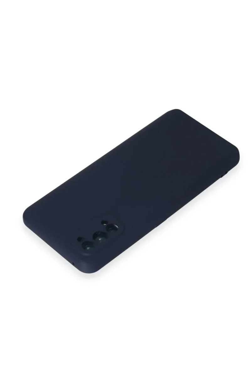 Realme 7 Pro Kılıf Nano içi Kadife Silikon - Lacivert Realme 7 Pro Kılıf Nano içi Kadife Silikon - Lacivert