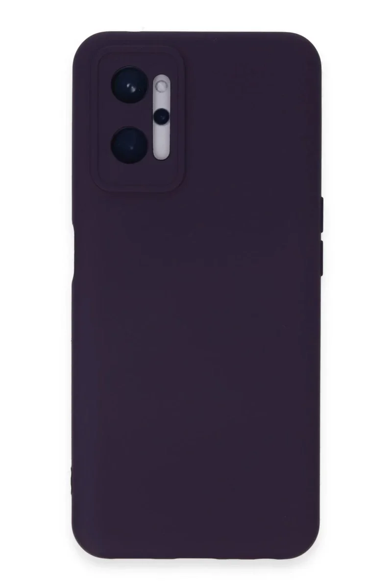 Realme 9i 4G Kılıf Nano içi Kadife Silikon - Mor