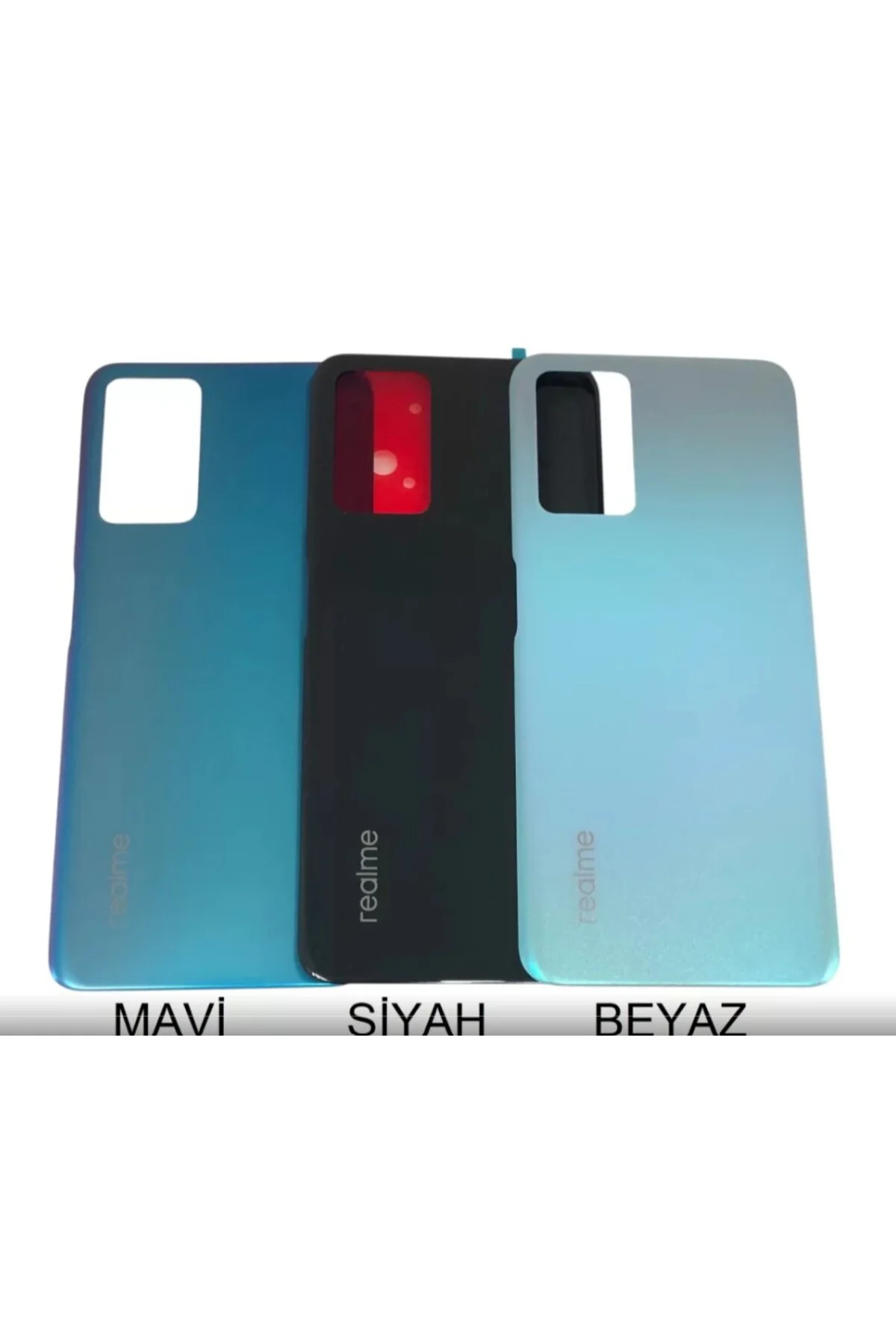 Realme 9i (RMX3491) Arka Kapak Pil Kapağı Mavi