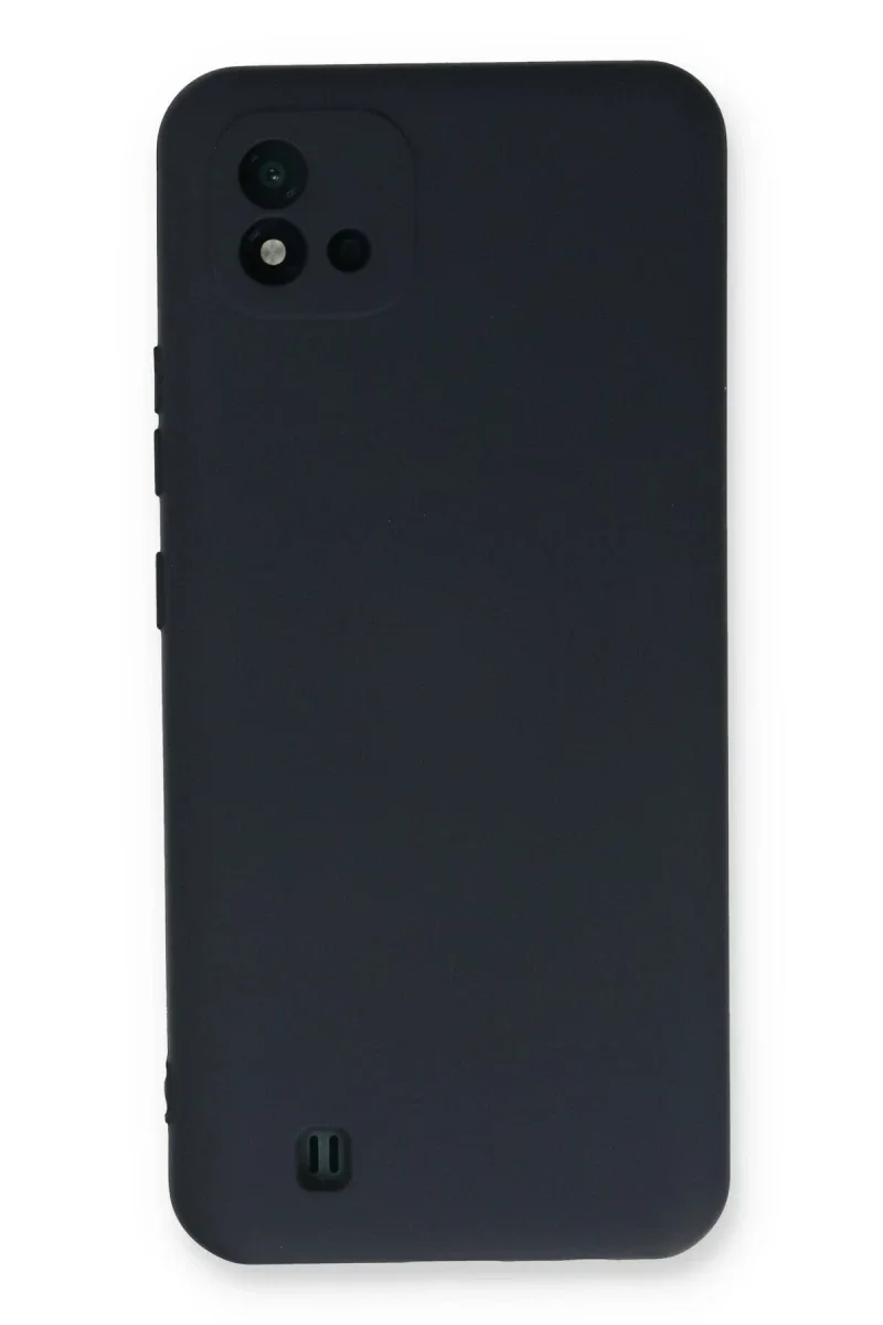 Realme C11 2021 Kılıf Nano içi Kadife Silikon - Lacivert