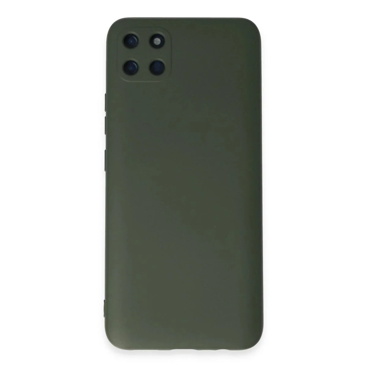 Realme C11 ile Uyumlu Nano İçi Kadife Silikon Kılıf - Koyu Yeşil Realme C11 ile Uyumlu Nano İçi Kadife Silikon Kılıf - Koyu Yeşil