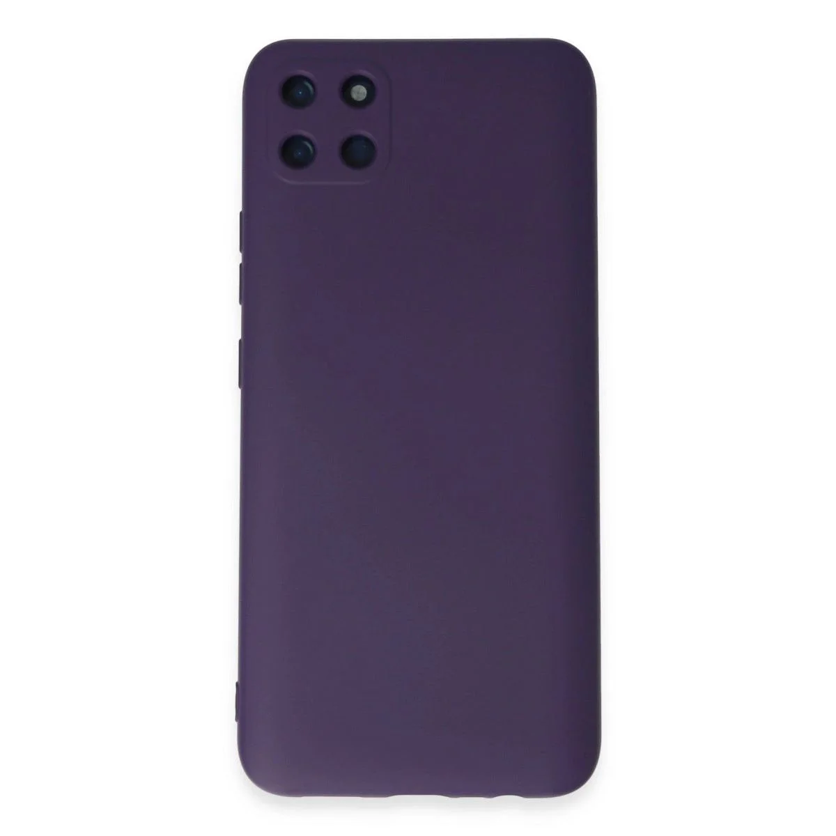 Realme C11 ile Uyumlu Nano İçi Kadife Silikon Kılıf - Mor Realme C11 ile Uyumlu Nano İçi Kadife Silikon Kılıf - Mor
