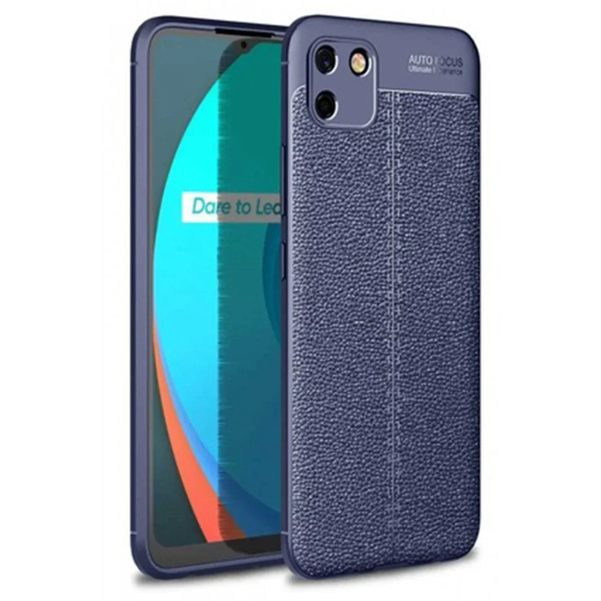 Realme C11 Kılıf Auto Focus Kapak - Lacivert Realme C11 Kılıf Auto Focus Kapak - Lacivert