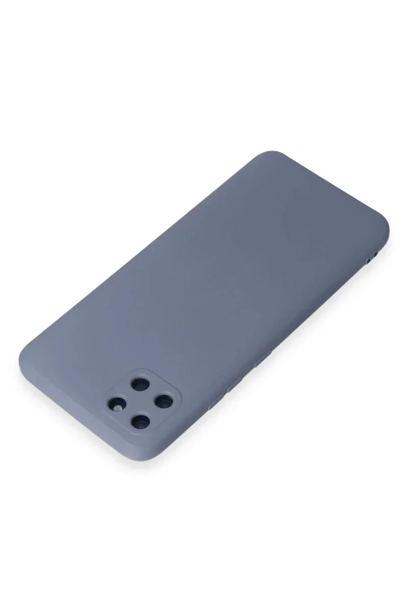 Realme C11 Kılıf Nano içi Kadife Silikon - Gri