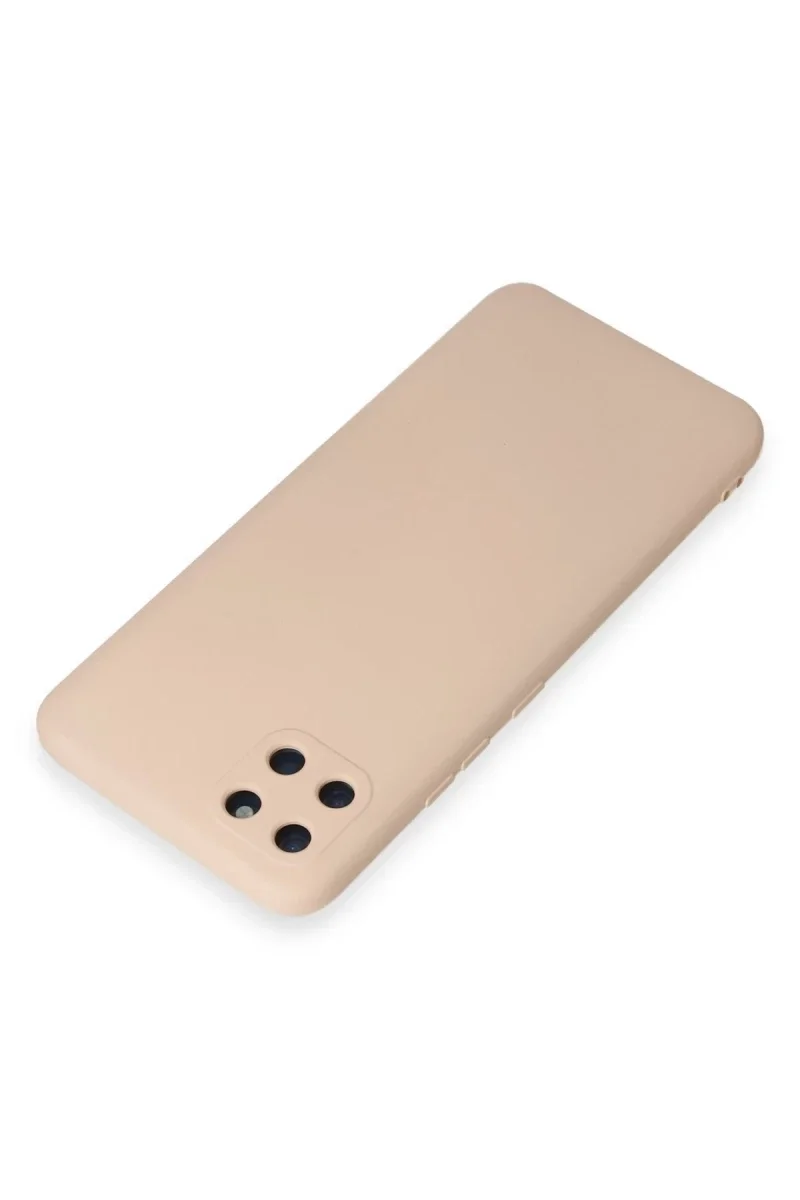 Realme C11 Kılıf Nano içi Kadife Silikon - Pudra Realme C11 Kılıf Nano içi Kadife Silikon - Pudra