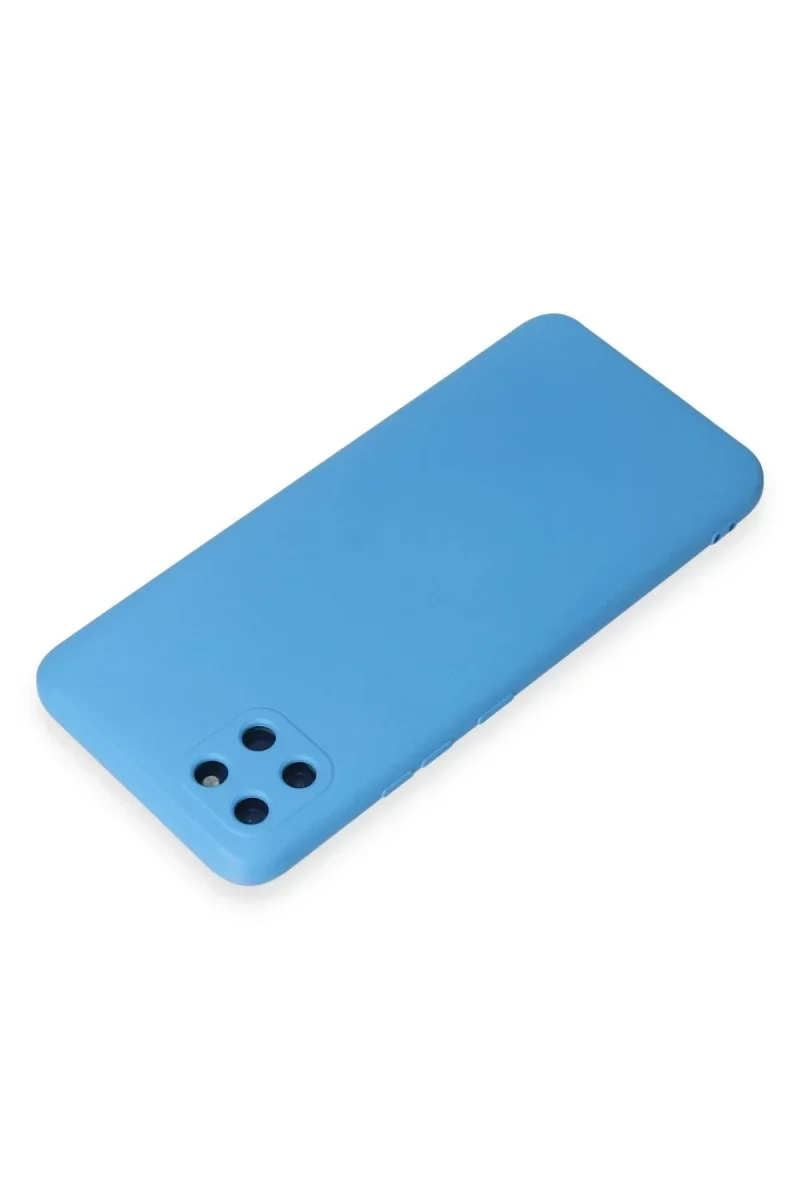 Realme C11 Kılıf Nano içi Kadife Silikon - Mavi