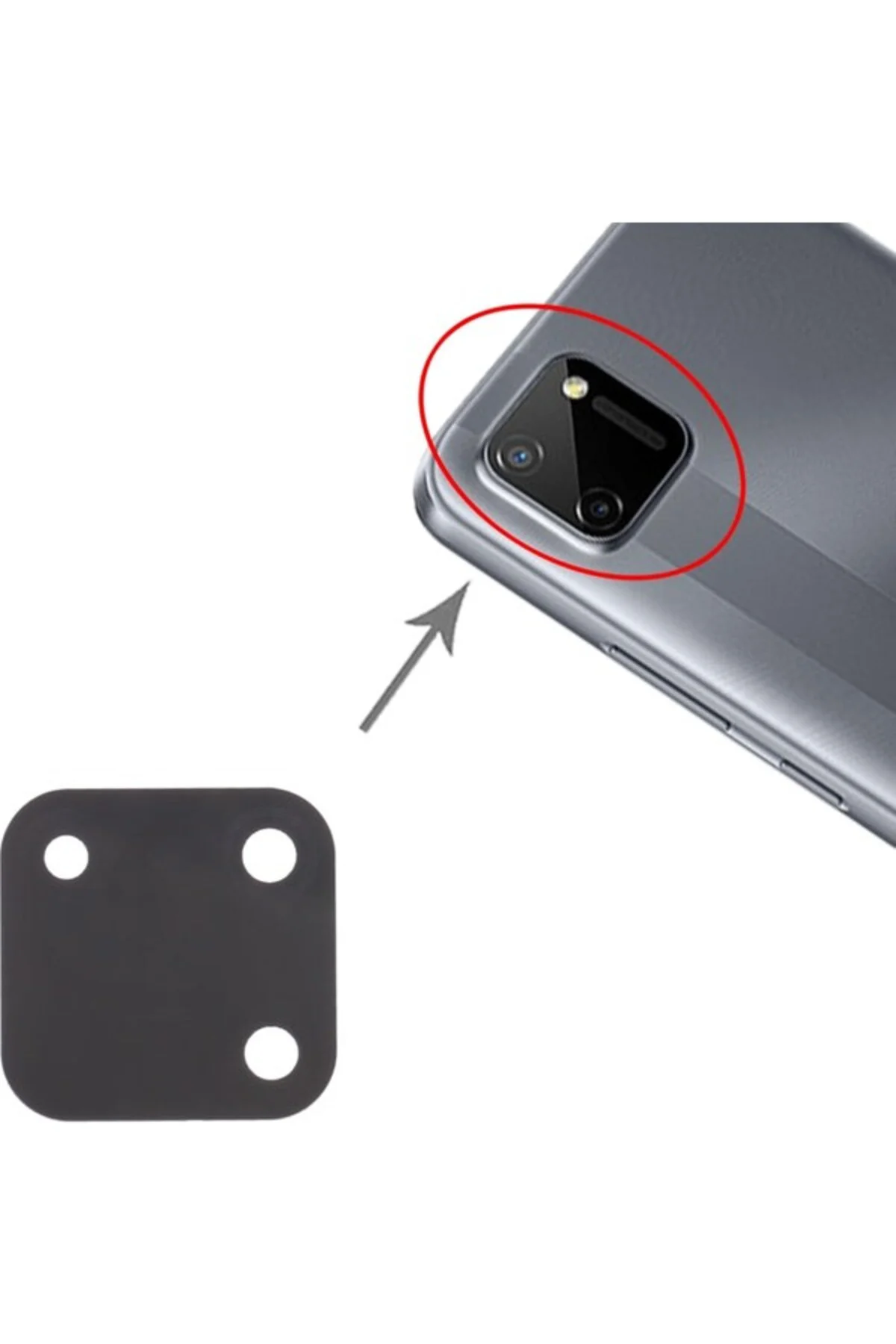Realme C11 Uyumlu Kamera Lensi Cam RMX2185