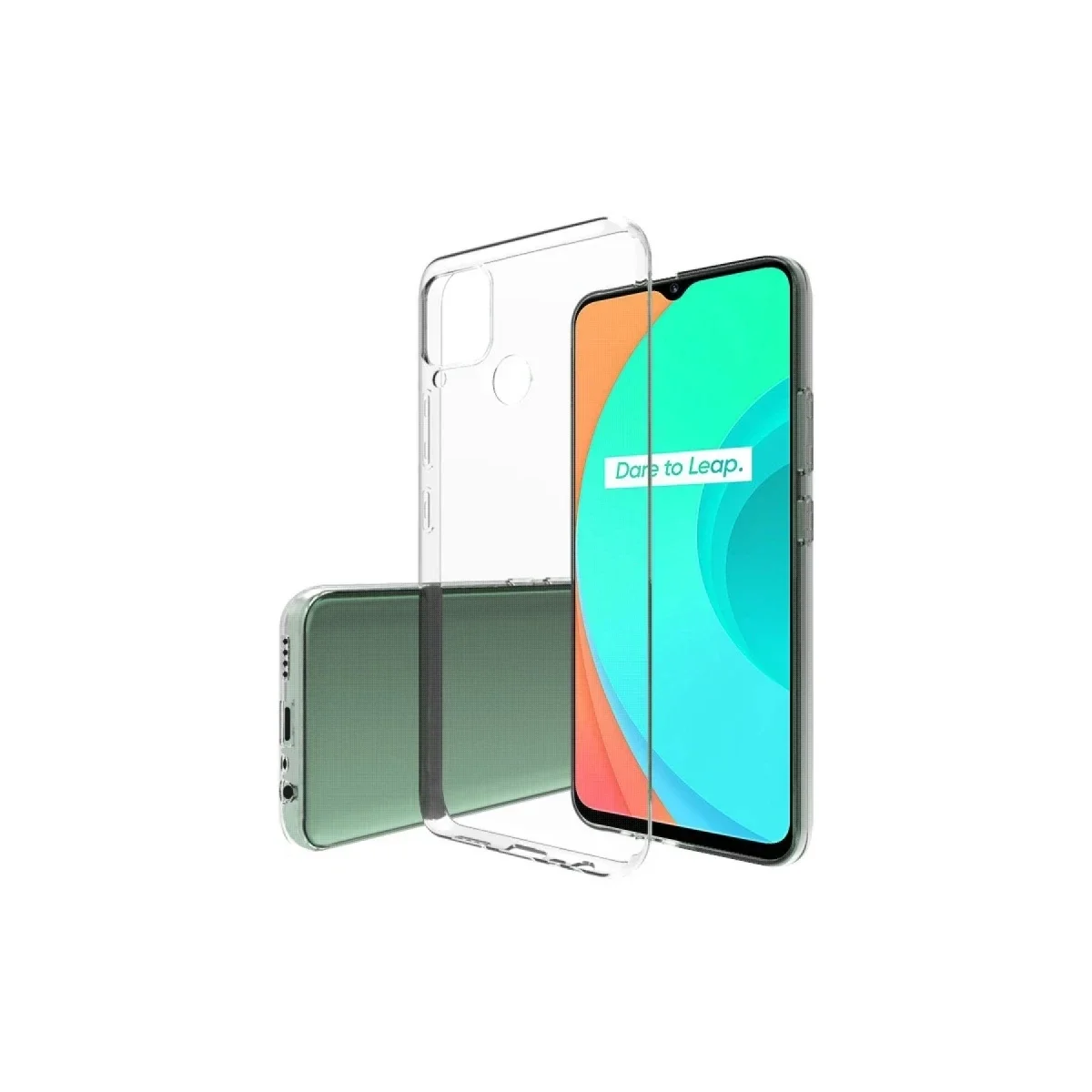 Realme C15 Kılıf Lüx Şeffaf Silikon Realme C15 Kılıf Lüx Şeffaf Silikon