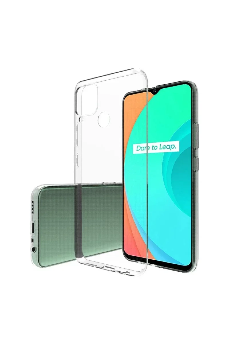 Realme C15 Kılıf Lüx Şeffaf Silikon Realme C15 Kılıf Lüx Şeffaf Silikon