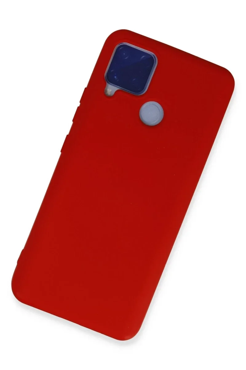 Realme C15 Kılıf Nano içi Kadife Silikon - Kırmızı Fiyatı, Yorumları ve Özellikleri