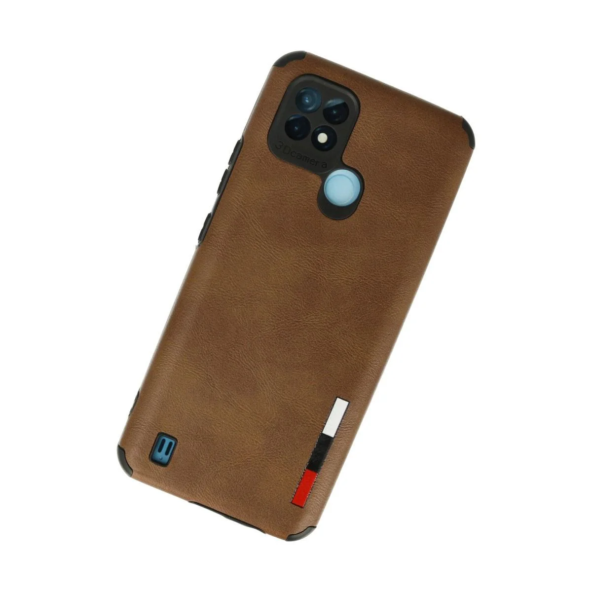 Realme C21 ile Uyumlu Loop Deri Silikon Kılıf - Kahverengi Fiyatı, Yorumları ve Özellikleri