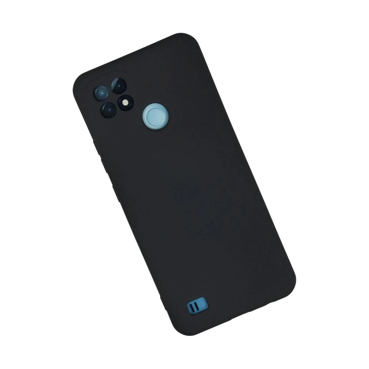 Realme C21 ile Uyumlu Nano İçi Kadifeli Silikon Kılıf - Lacivert, Yerli Üretim Realme C21 ile Uyumlu Nano İçi Kadifeli Silikon Kılıf - Lacivert, Yerli Üretim