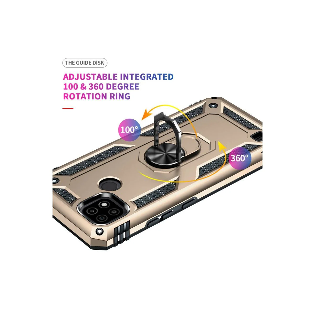Realme C21 ile Uyumlu Sofya Yüzüklü Silikon Kılıf - Gold Fiyatı, Yorumları ve Özellikleri