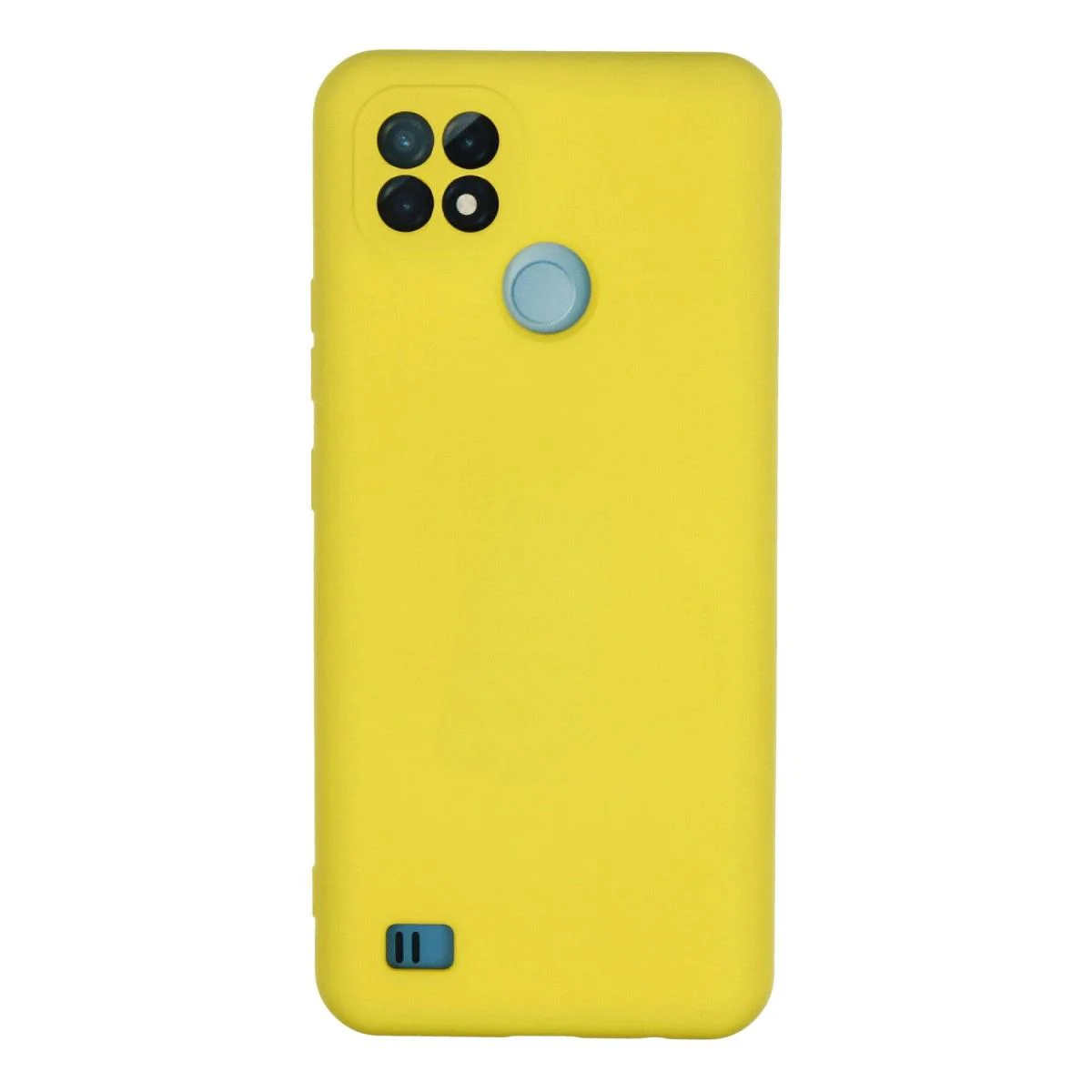 Realme C21 ile Uyumlu Nano İçi Kadife Silikon Kılıf - Sarı Fiyatı, Yorumları ve Özellikleri