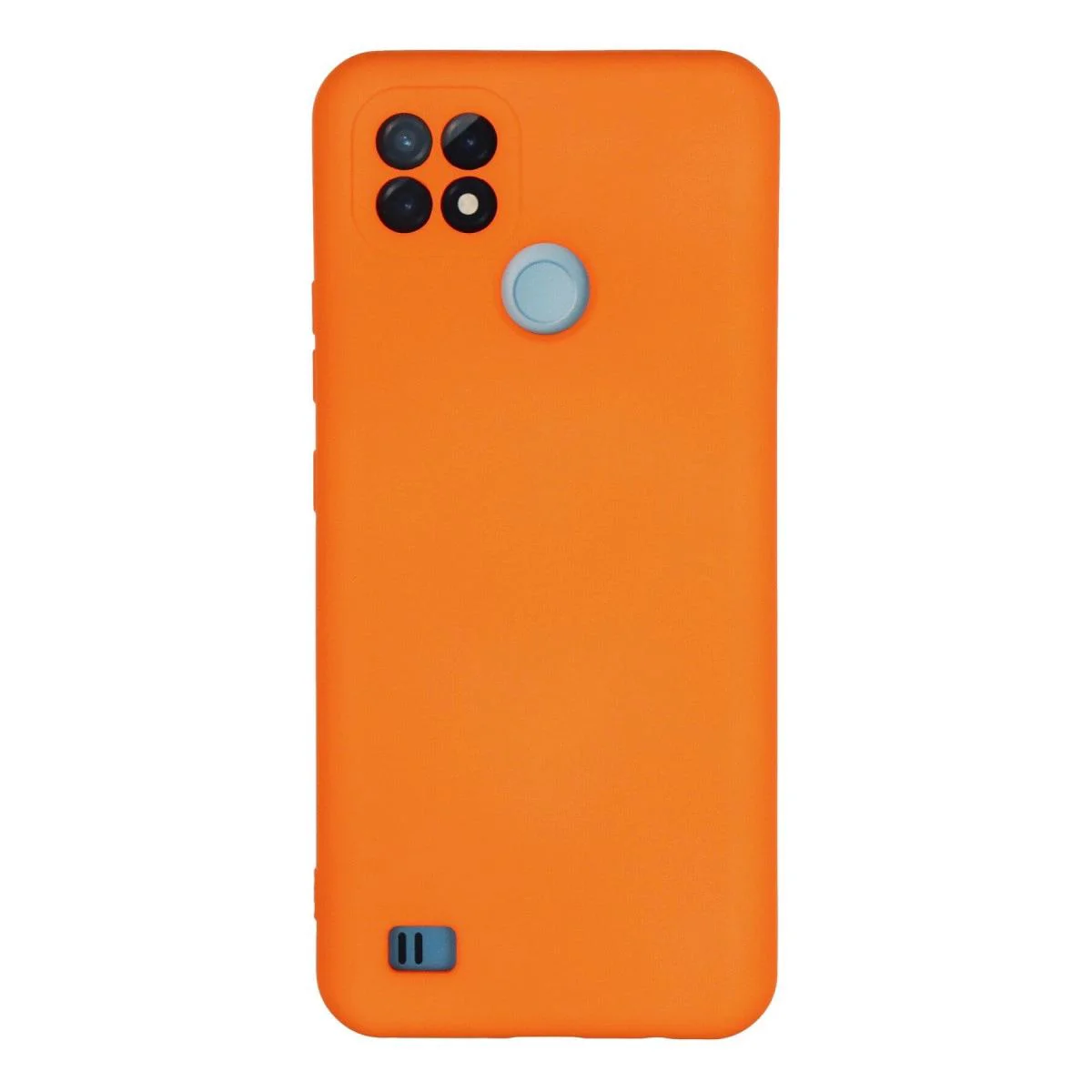 Realme C21 ile Uyumlu Nano İçi Kadife Silikon Kılıf - Turuncu Fiyatı, Yorumları ve Özellikleri