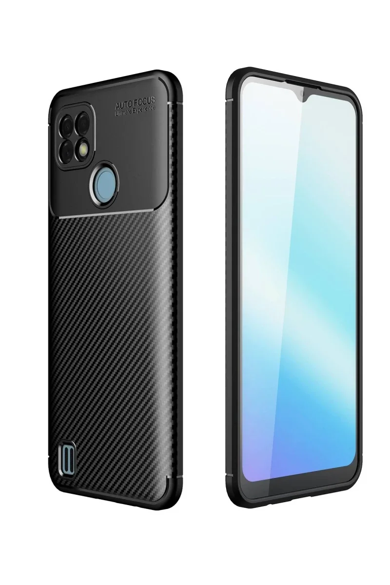 Realme C21 Kılıf Auto Focus Karbon Kapak - Siyah Fiyatı, Yorumları ve Özellikleri