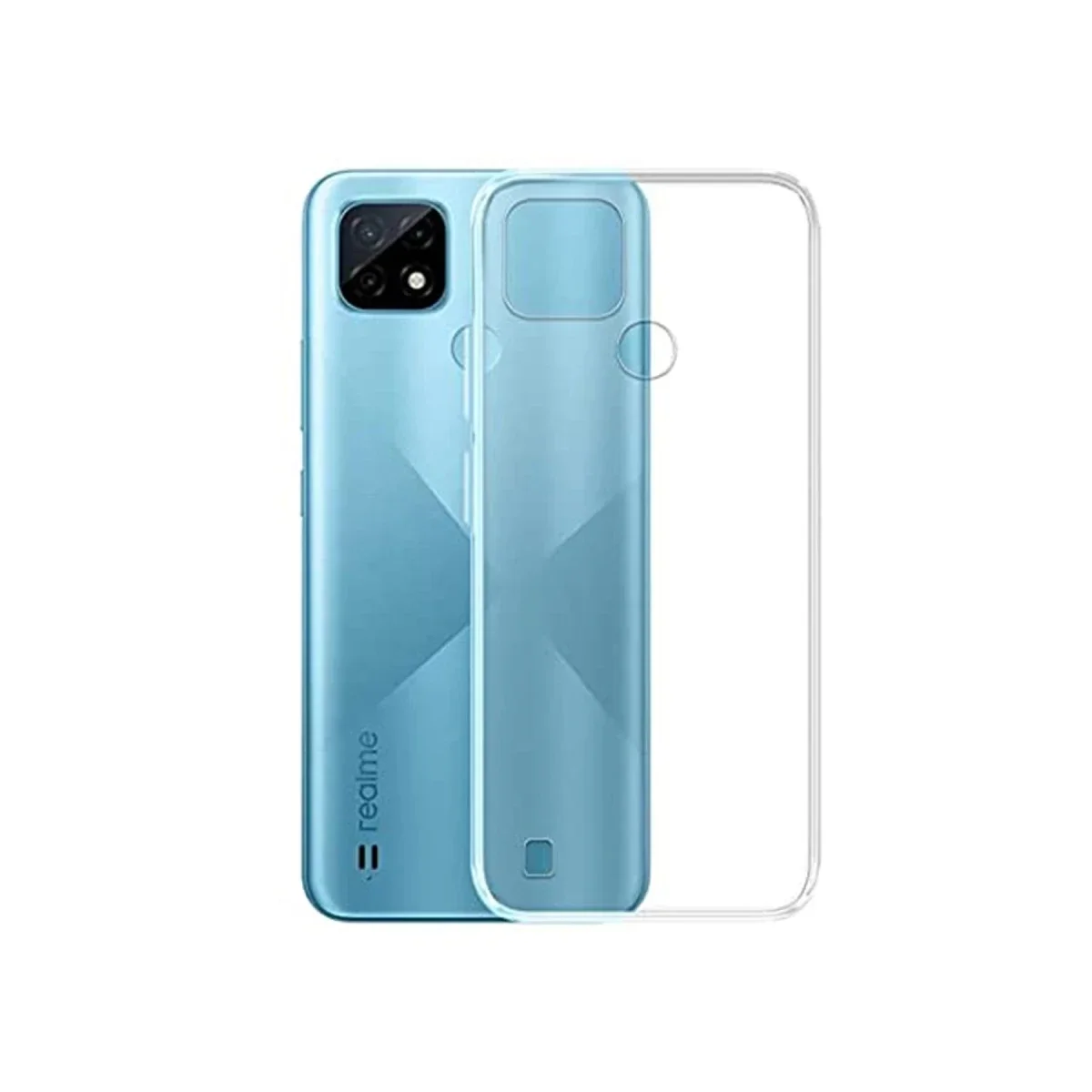 Realme C21 Kılıf Deluxe 2mm Şeffaf Silikon - Şeffaf Realme C21 Kılıf Deluxe 2mm Şeffaf Silikon - Şeffaf