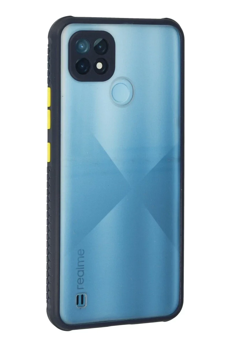 Realme C21 Kılıf Miami Şeffaf Silikon - Lacivert Fiyatı, Yorumları ve Özellikleri