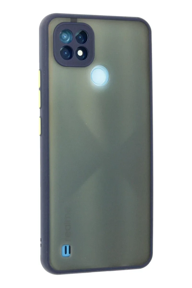 Realme C21 Kılıf Montreal Silikon Kapak - Lacivert Realme C21 Kılıf Montreal Silikon Kapak - Lacivert