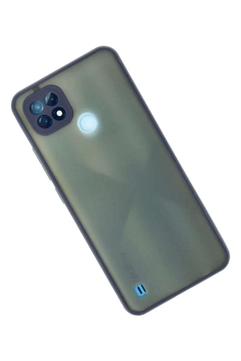 Realme C21 Kılıf Montreal Silikon Kapak - Lacivert Realme C21 Kılıf Montreal Silikon Kapak - Lacivert