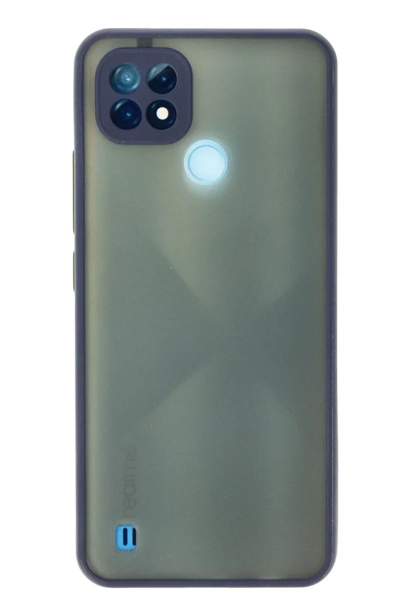Realme C21 Kılıf Montreal Silikon Kapak - Lacivert Realme C21 Kılıf Montreal Silikon Kapak - Lacivert