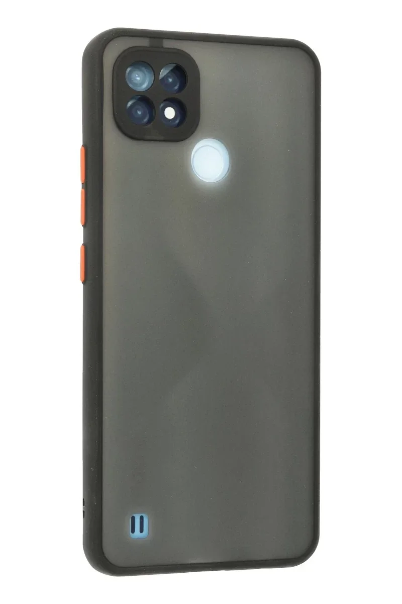 Realme C21 Kılıf Montreal Silikon Kapak - Siyah Realme C21 Kılıf Montreal Silikon Kapak - Siyah