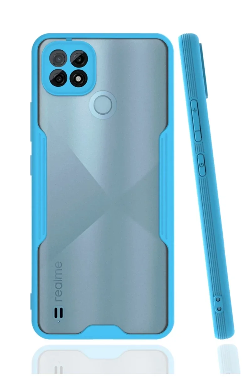 Realme C21 Kılıf Platin Silikon - Mavi Fiyatı, Yorumları ve Özellikleri