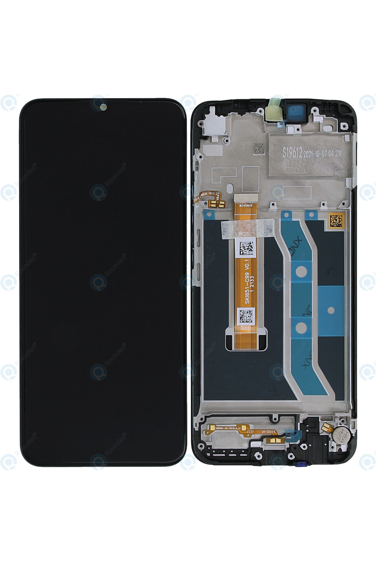 Realme C21y Çıtalı Lcd Ekran Dokunmatik Rmx3261 Rmx3263