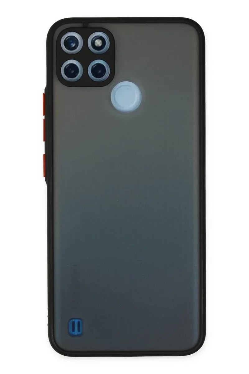 Realme C21Y Kılıf Montreal Silikon Kapak - Siyah Realme C21Y Kılıf Montreal Silikon Kapak - Siyah
