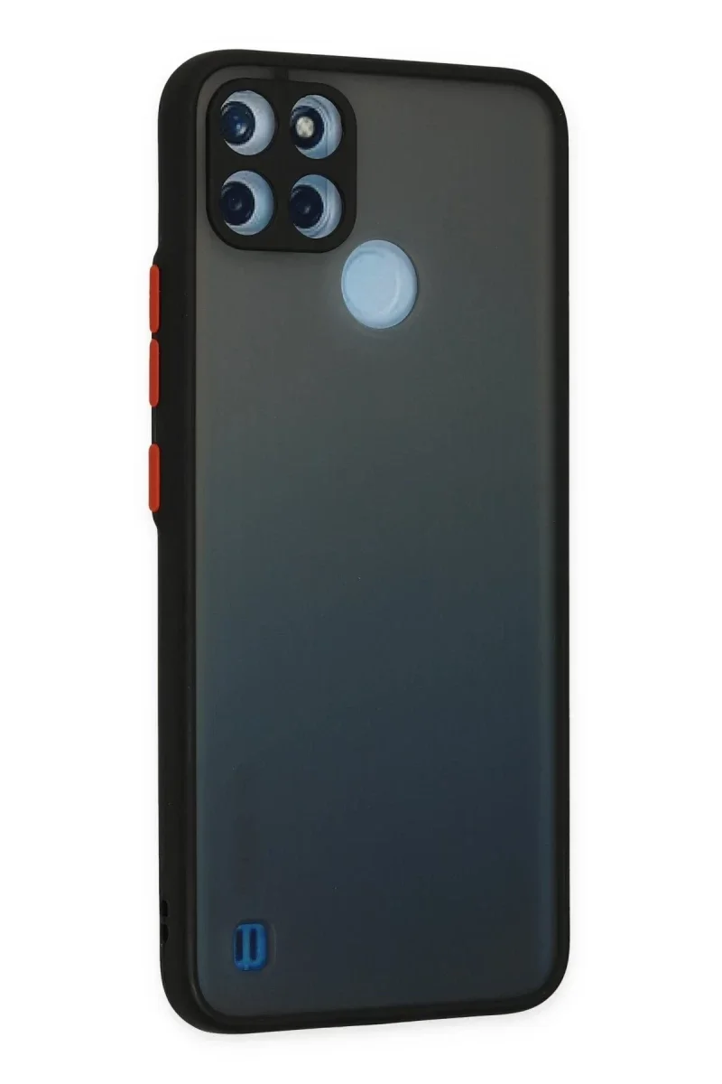 Realme C21Y Kılıf Montreal Silikon Kapak - Siyah Realme C21Y Kılıf Montreal Silikon Kapak - Siyah