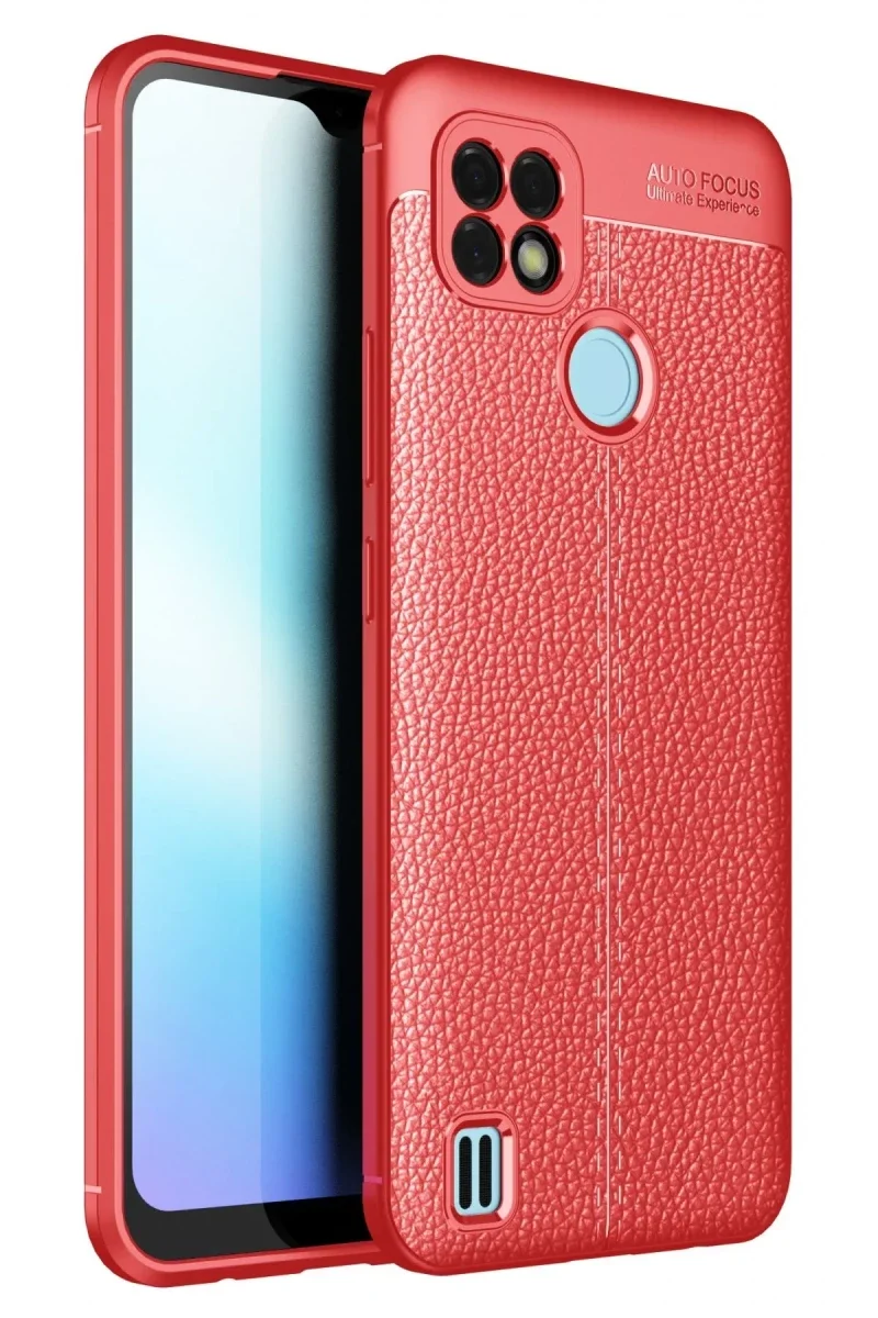 Realme C25 Kılıf Auto Focus Kapak - Kırmızı Fiyatı, Yorumları ve Özellikleri