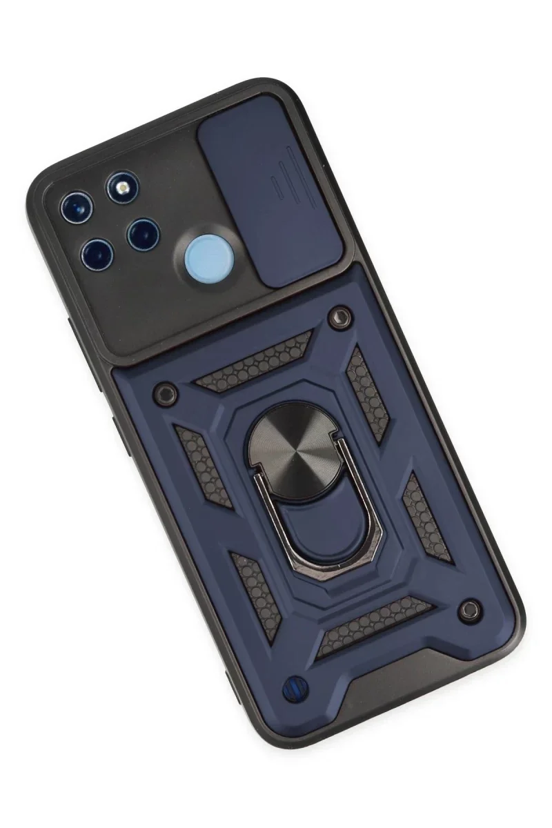 Realme C25Y Kılıf Pars Lens Yüzüklü Silikon - Lacivert Fiyatı, Yorumları ve Özellikleri