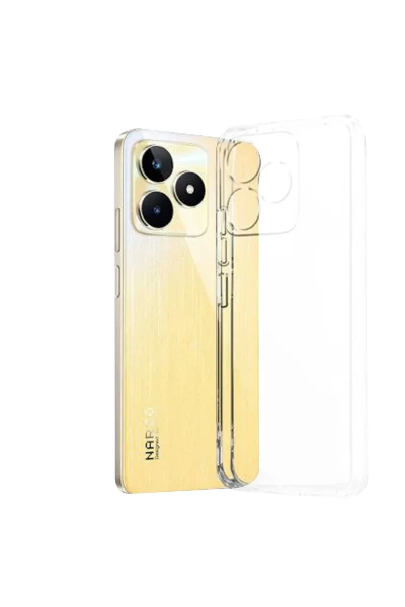 Realme C53 Kılıf Lüx Şeffaf Silikon Realme C53 Kılıf Lüx Şeffaf Silikon