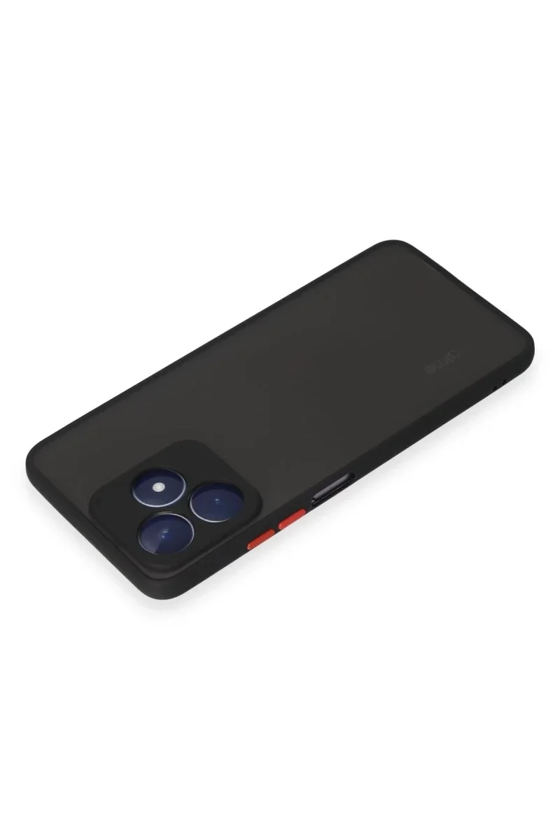Realme C53 Kılıf Montreal Silikon Kapak - Siyah