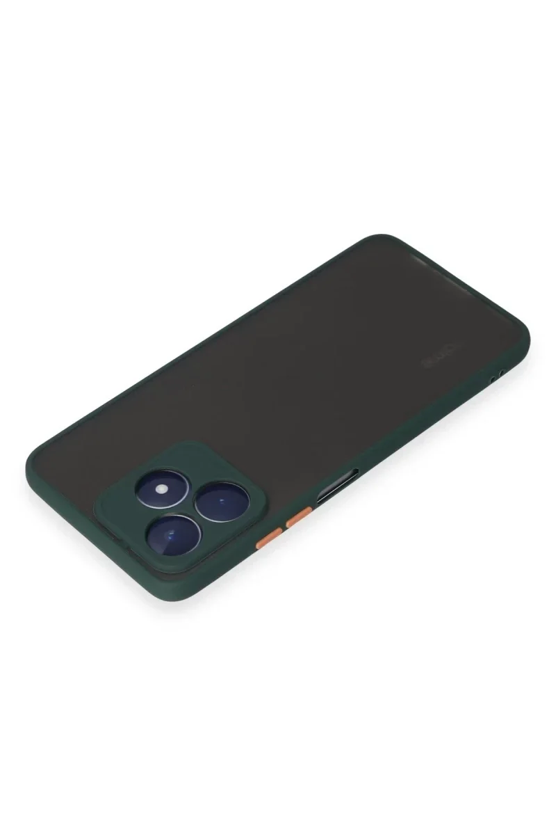 Realme C53 Kılıf Montreal Silikon Kapak - Yeşil Realme C53 Kılıf Montreal Silikon Kapak - Yeşil