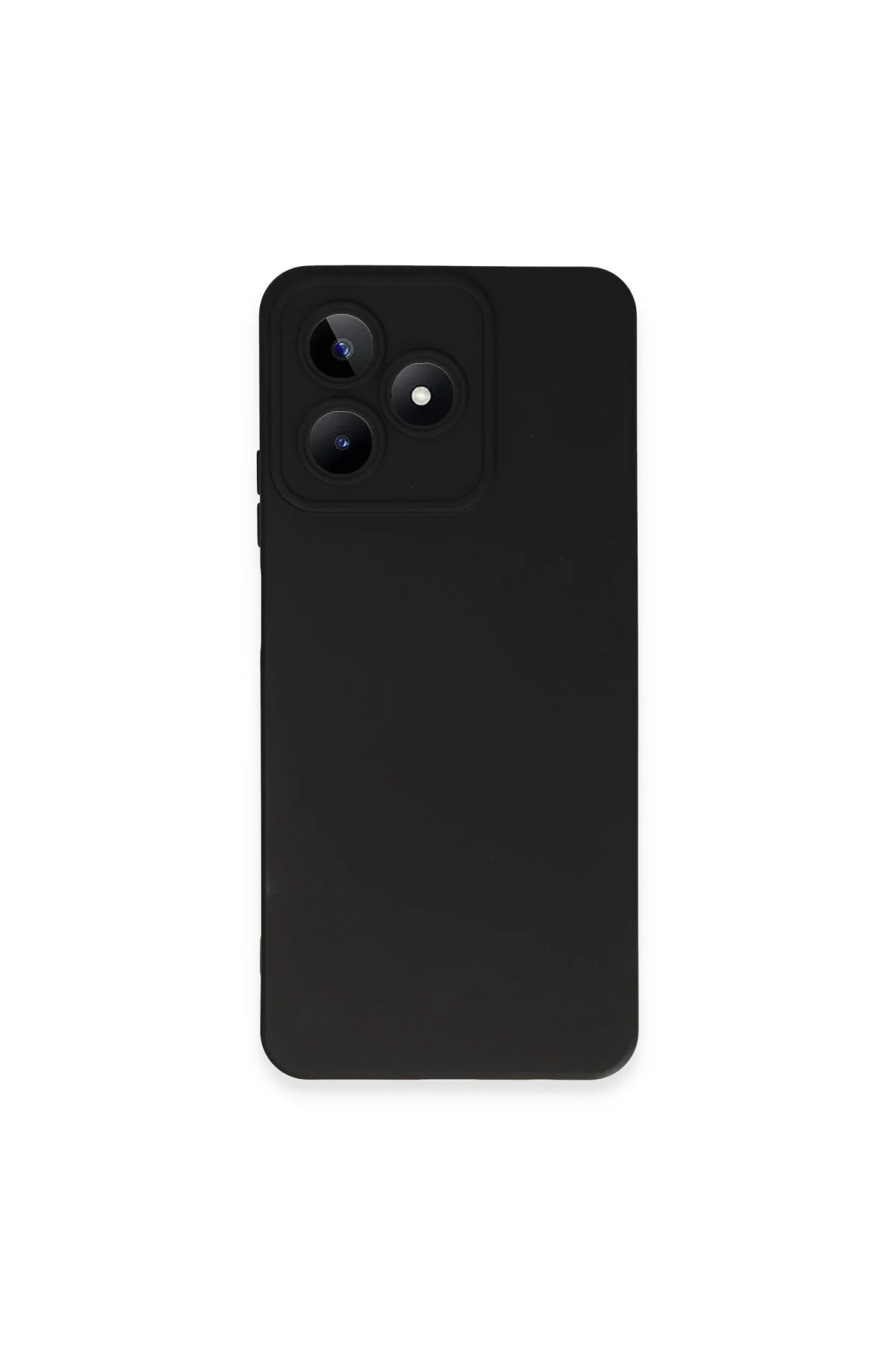 Realme C53 Kılıf Nano içi Kadife Silikon - Siyah