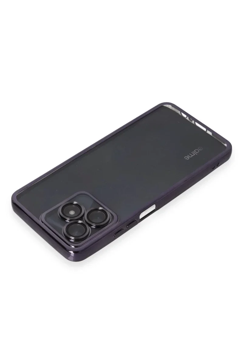 Realme C53 Kılıf Razer Lensli Silikon - Mor Realme C53 Kılıf Razer Lensli Silikon - Mor